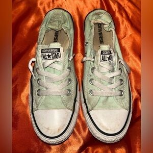 Converse Mint Green Low Top Sneakers